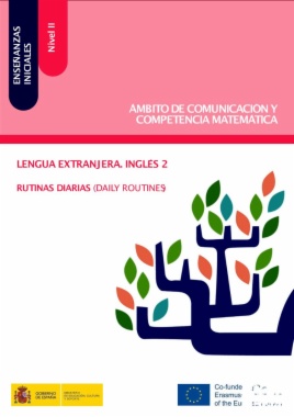 Enseñanzas iniciales: Nivel II. Ámbito de Comunicación y Competencia Matemática. Lengua extranjera. Inglés 2. Rutinas diarias (Daily routines)