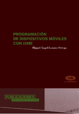 Programación de dispositivos móviles con J2ME
