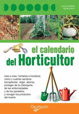 Imagen de apoyo de  El calendario del horticultor