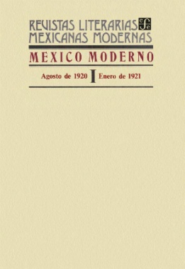 México moderno I, agosto de 1920 – enero de 1921