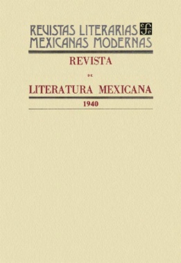 Revista de literatura mexicana, 1940