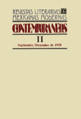 Contemporáneos II, septiembre–diciembre de 1928