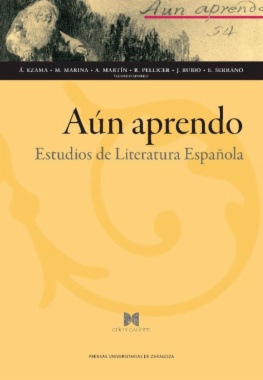 Aún aprendo : estudios de literatura española