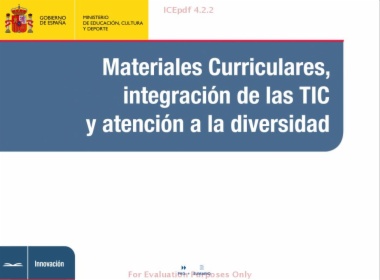 Materiales curriculares, integración de las TIC y atención a la diversidad