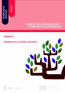 Enseñanzas iniciales: Nivel II. Ámbito de Comunicación y Competencia Matemática. Unidad 4. Perdidos en las redes sociales