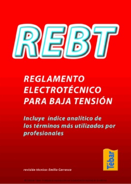 REBT. Reglamento Electrotécnico para Baja Tensión