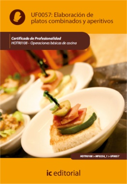 Elaboración de platos combinados y aperitivos