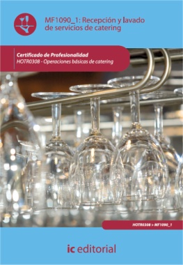 Recepción y Lavado de Servicios de Catering