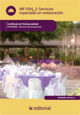 Servicios especiales en restauración