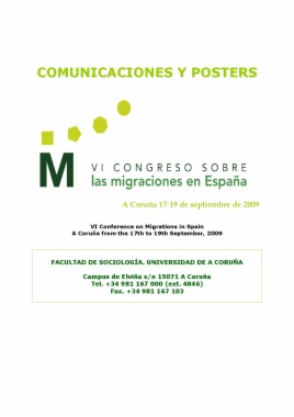 VI Congreso sobre las migraciones en España