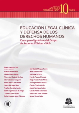 Educación legal clínica y defensa de los derechos humanos : casos paradigmáticos del grupo de acciones públicas -GAP-