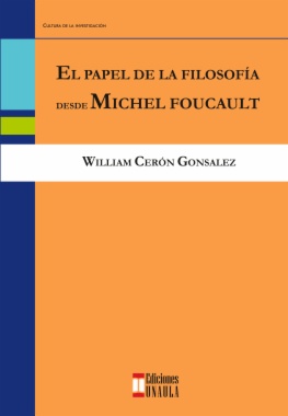 El papel de la filosofía en Michel Foucault