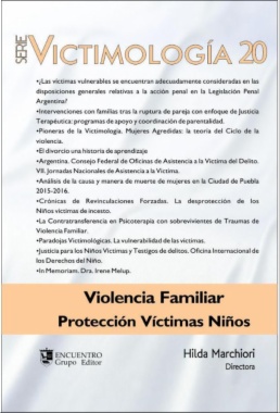 Serie Victimología 20 : Violencia familiar: protección victimas niños