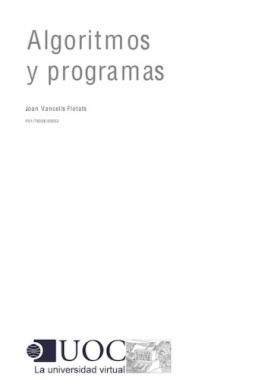 Algoritmos y programas