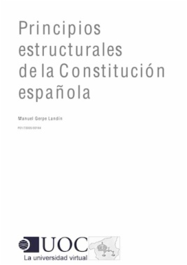 Principios estructurales de la Constitución española