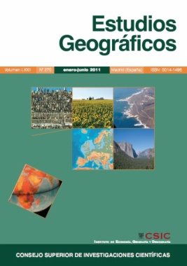 Estudios geográficos. Vol. 72, Número 270