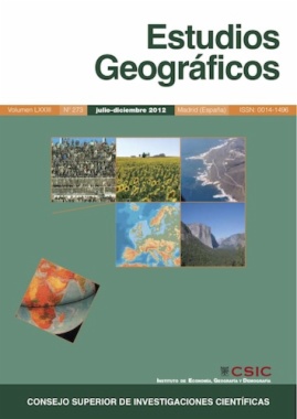 Estudios geográficos. Vol. 73, Número 273
