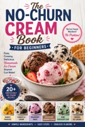 The no-churn icecream book for beginners
