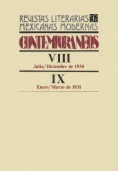 Contemporáneos VIII, julio-diciembre de 1930 - IX, enero-marzo de 1931