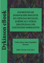 Elementos de innovación docente en ciencias sociales, jurídicas y otras disciplinas con contenido normativo