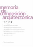 Memoria de composición arquitectónica 2011.13