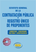 Estatuto general de la contratación pública y registro único de proponentes