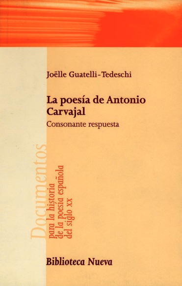 La poesía de Antonio Carvajal