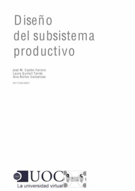 Diseño del subsistema productivo